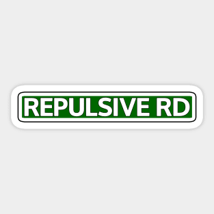 Repulsive Rd Street Sign Sticker